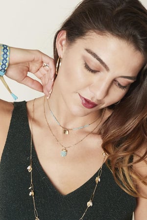 Necklace Inner Strength Green Stainless Steel h5 Picture3